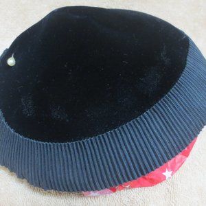 Vintage velvet hat